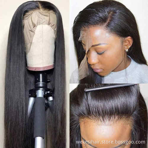 30 Inch Brazilian Virgin Hair 100 Percent Water Wave HD Lace Frontal Wig Peruvian Waterwave Wig Deep Curly Wave Human Hair Wig